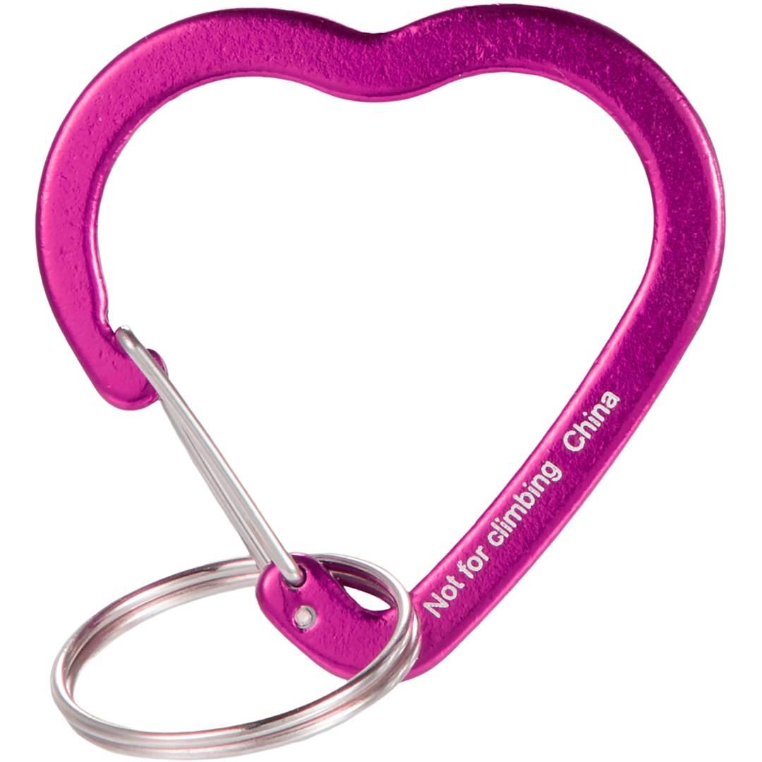 Heart carabiner Pink miniatura 4