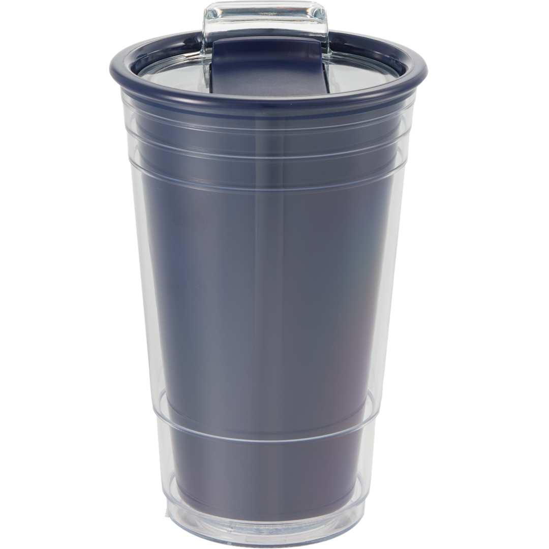 Mipsy recycled double wall tumbler 16oz Black miniatura 18