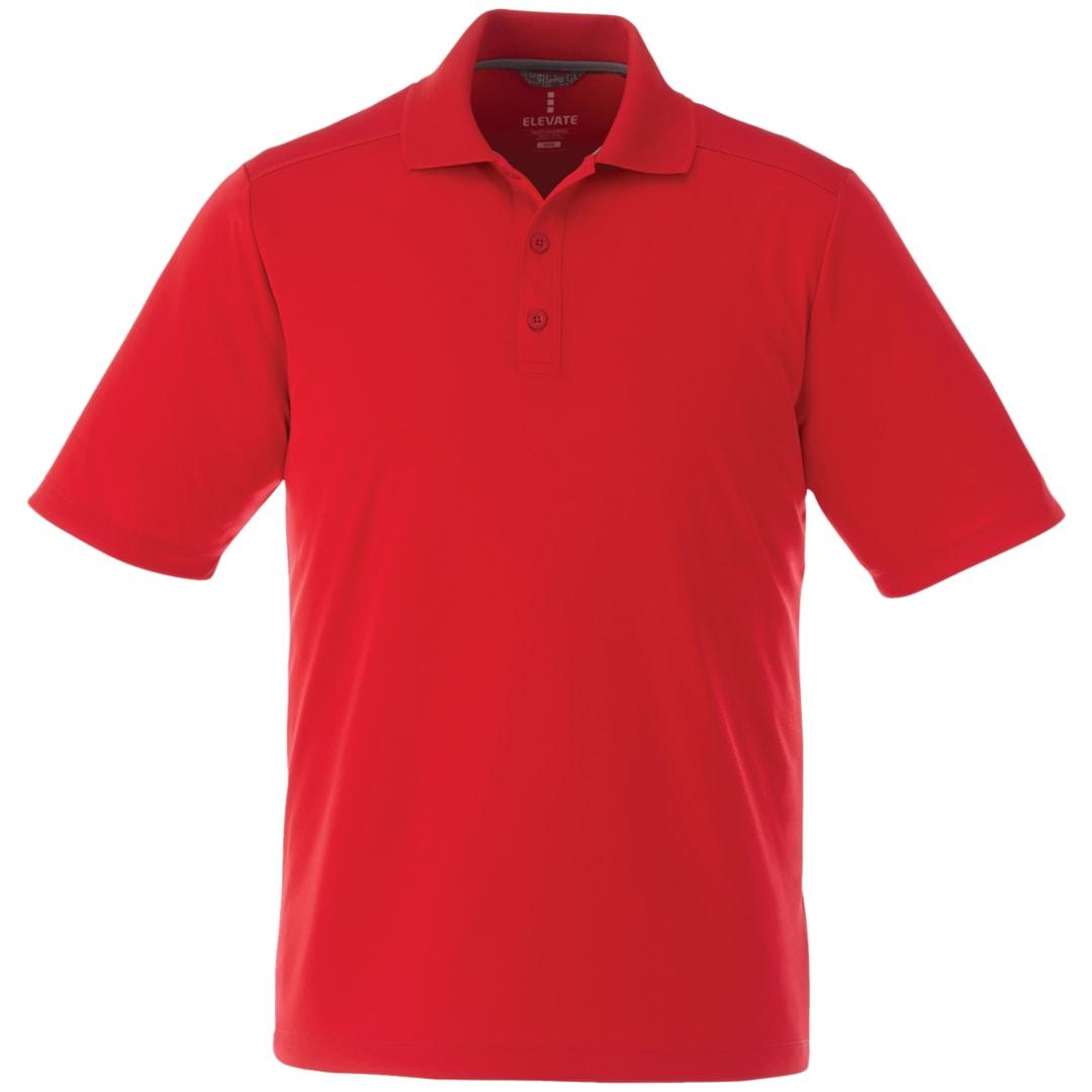 Mens dade short sleeve polo tall Red miniatura 8