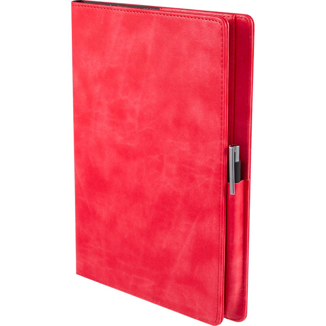 7 X 10 fsc® recycled morano refillable journal Black miniatura 16