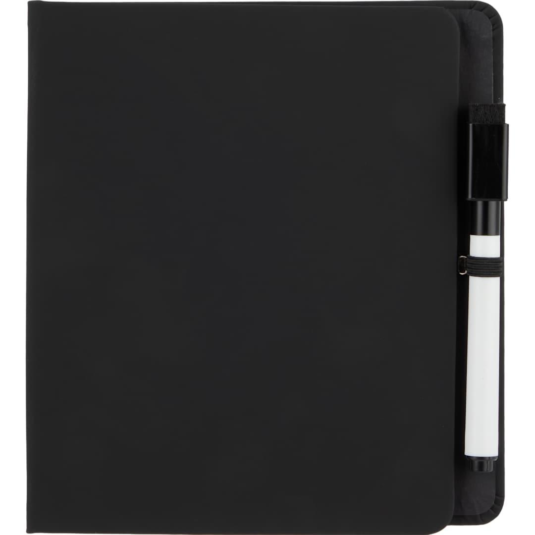 Recycled pu white board & sticky notes pad Black miniatura 6