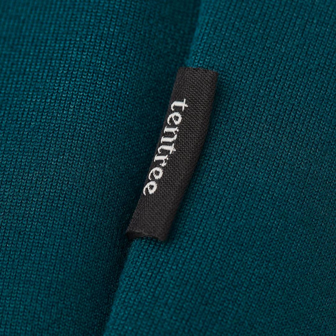 Tentree stretch knit zip up - mens Blue miniatura 4