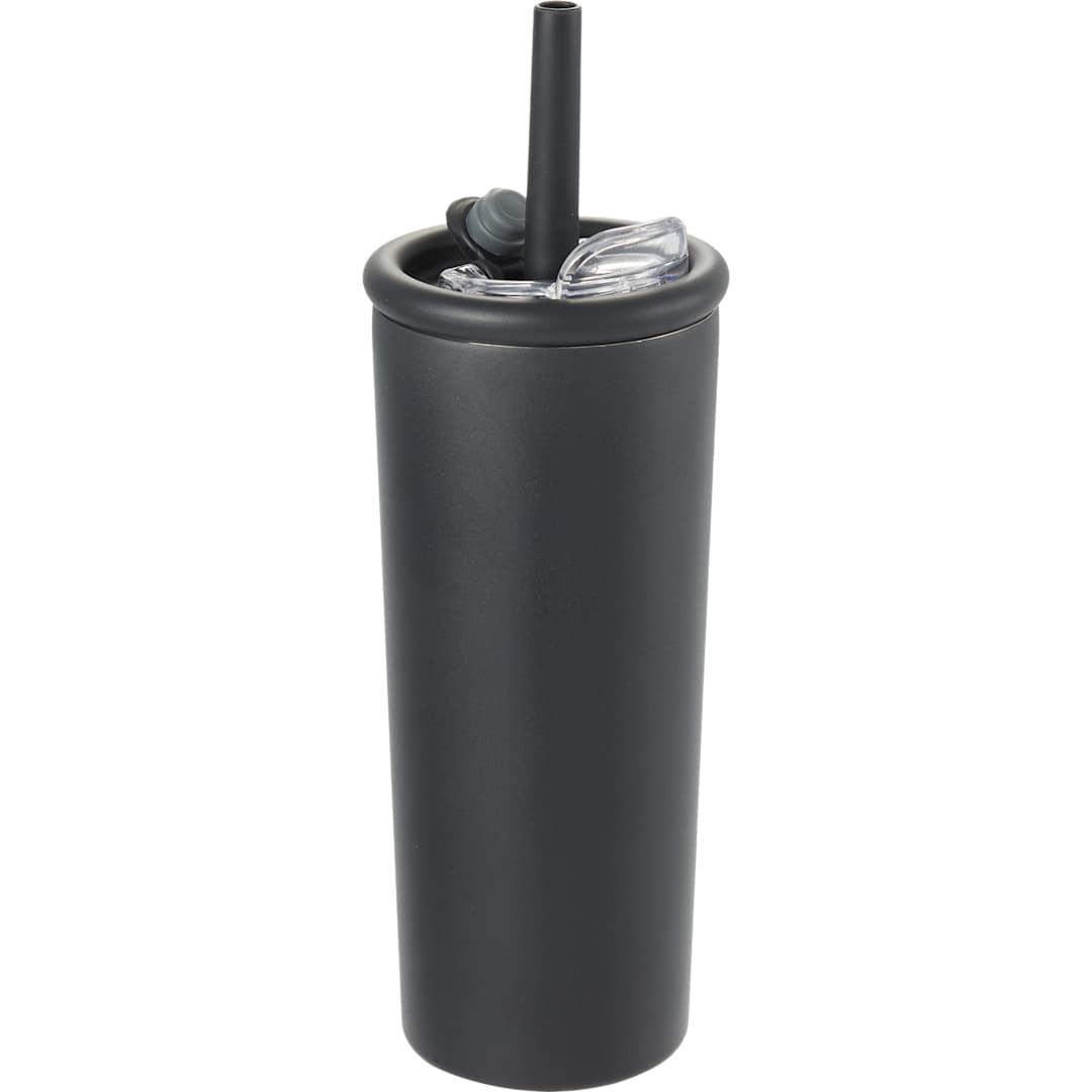 Kyser recycled vacuum tumbler w/ straw 20oz Black miniatura 7