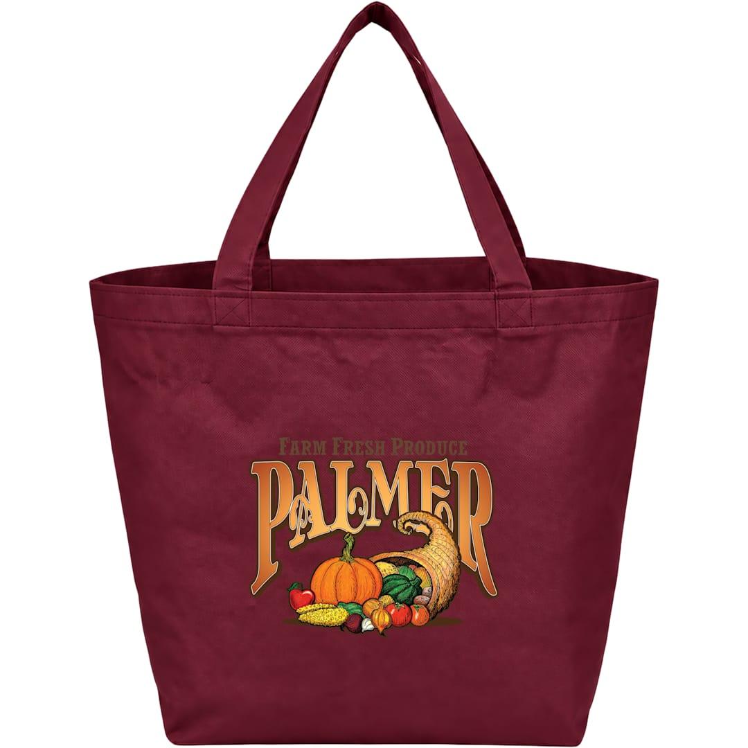 Yaya 100% recycled budget non woven shopper tote Black miniatura 9