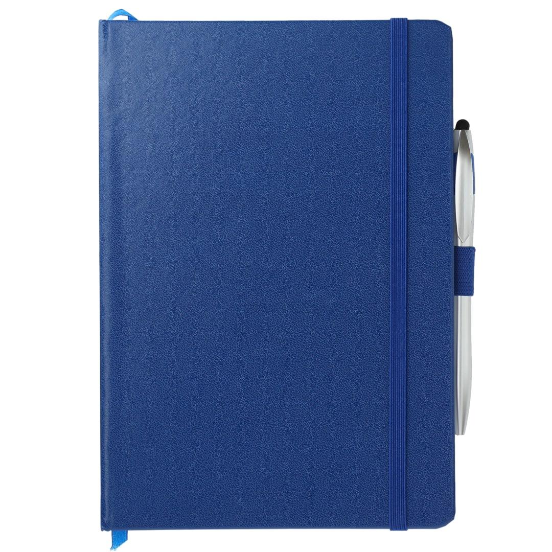 Fsc® mix 6 x 8.5 crown journal with pen-stylus Black miniatura 4