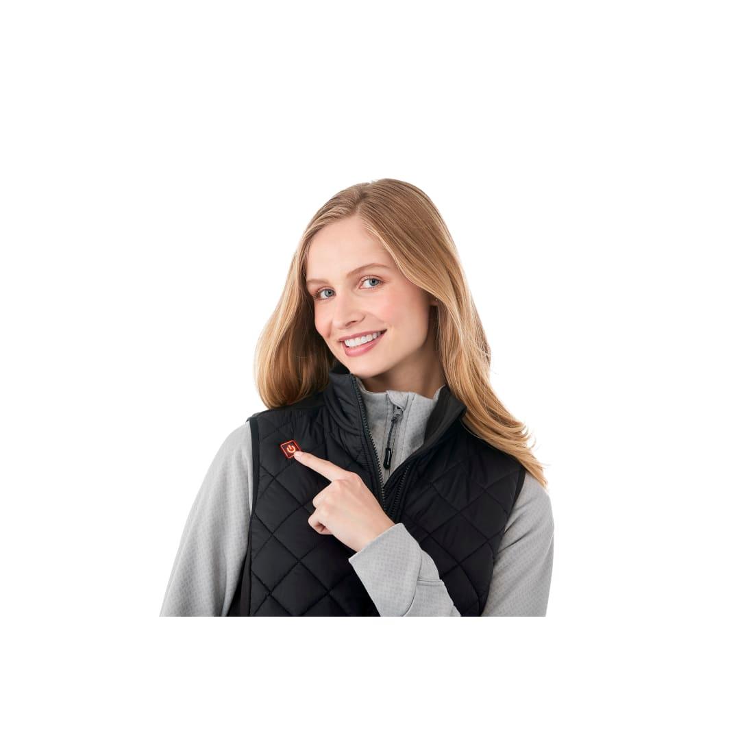 Womens shefford heat panel vest w/ power bank Black miniatura 3
