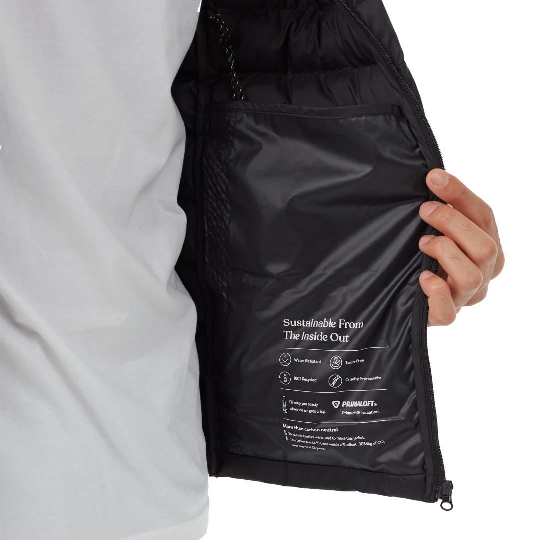 Tentree cloud shell packable puffer - mens Black miniatura 3