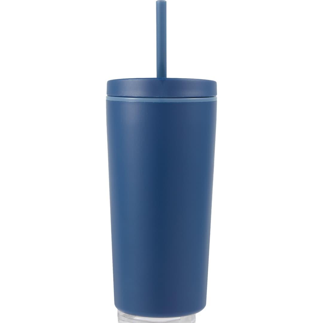 Santino recycled tumbler w/ dual function lid 16oz Black miniatura 38