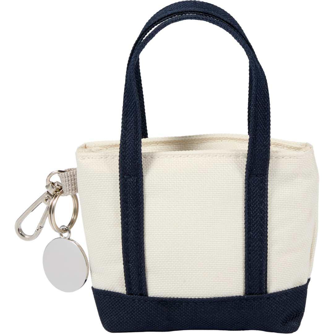 Mini tote bag charm Black miniatura 25