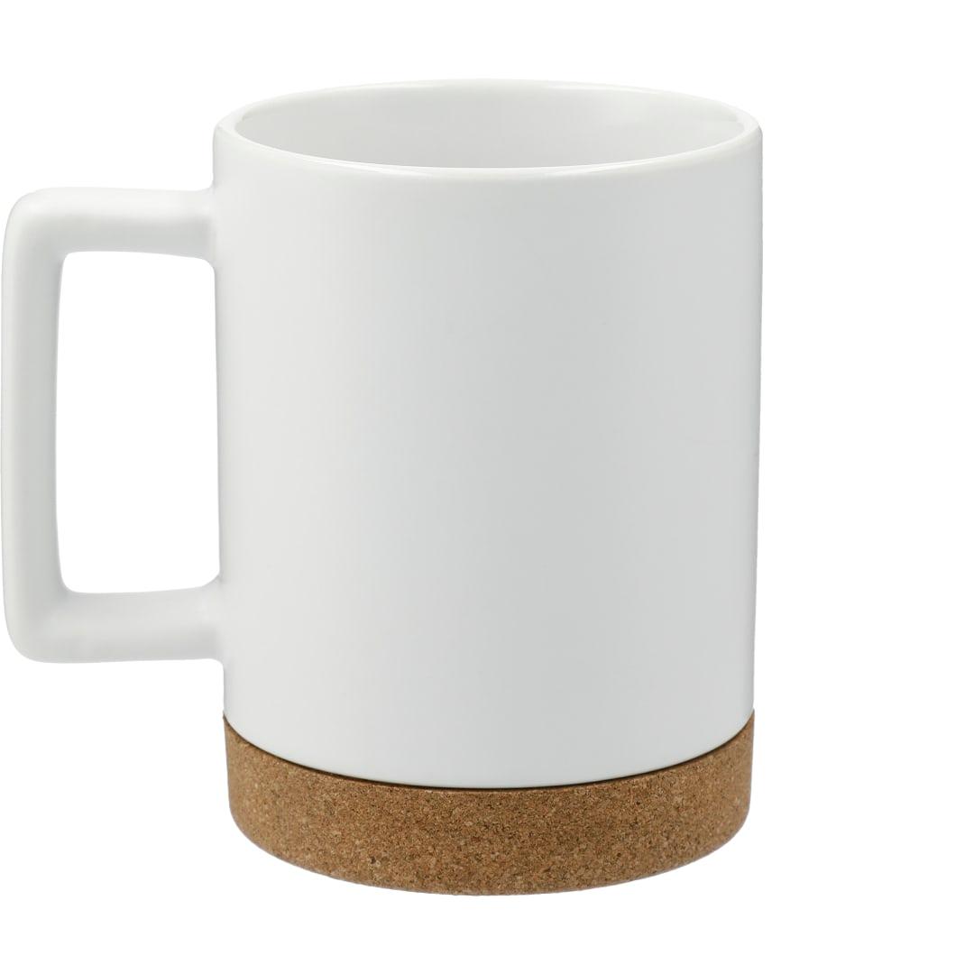 Bates 15oz ceramic mug w/ cork base Black miniatura 9