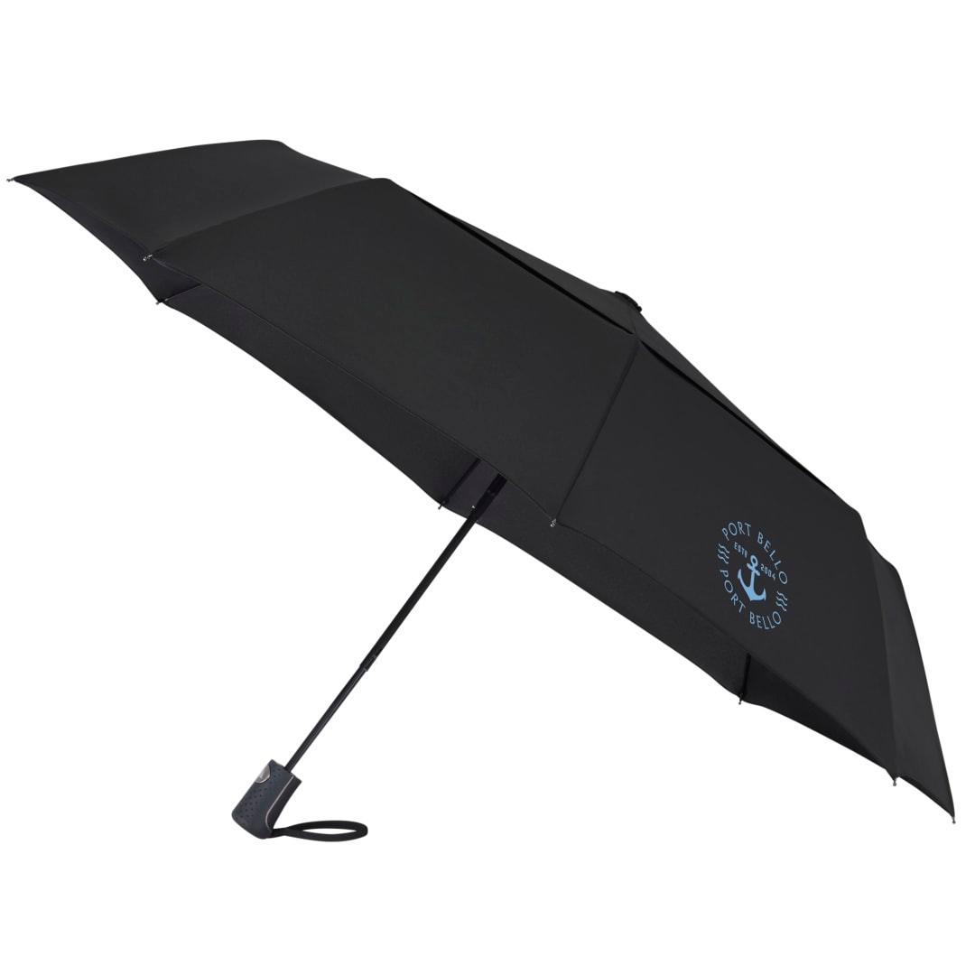 46 Recycled auto open umbrella Black miniatura 13