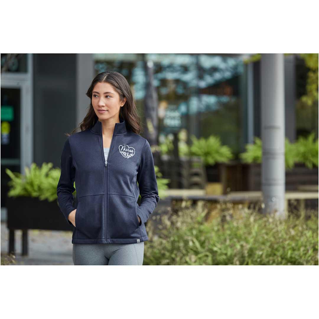 Merritt eco knit full zip - womens Navy Blue miniatura 12