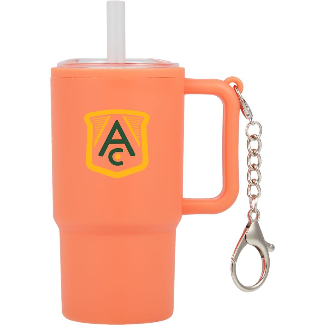 Shot glass tumbler w/ keychain 4oz Black miniatura 42