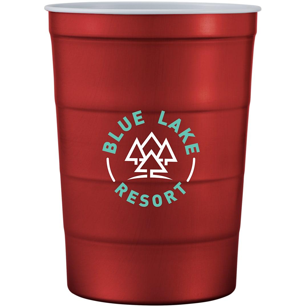 Recyclable steel chill-cups™ 16oz Grey miniatura 27