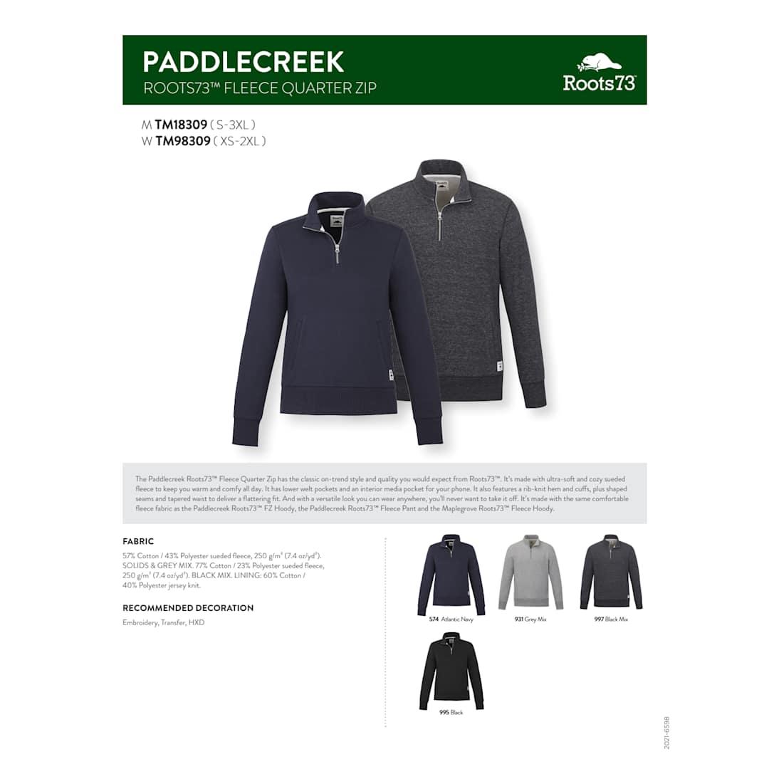 Womens paddlecreek roots73 fleece quarter zip Navy Blue miniatura 23