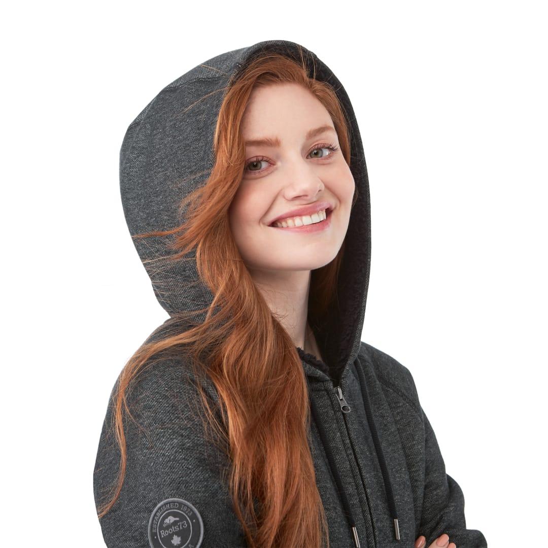 Womens copperbay roots73 fz hoody Dark Gray miniatura 19