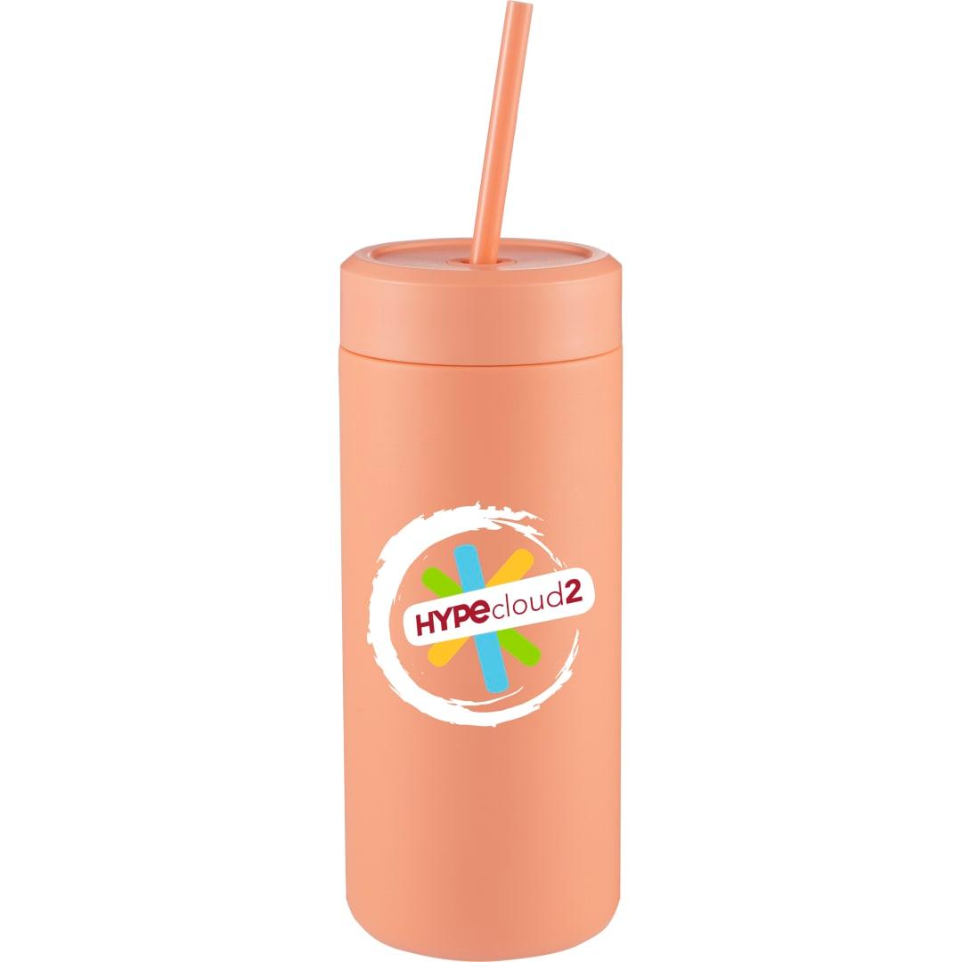 Sol tonal straw tumbler 20oz Grey miniatura 2