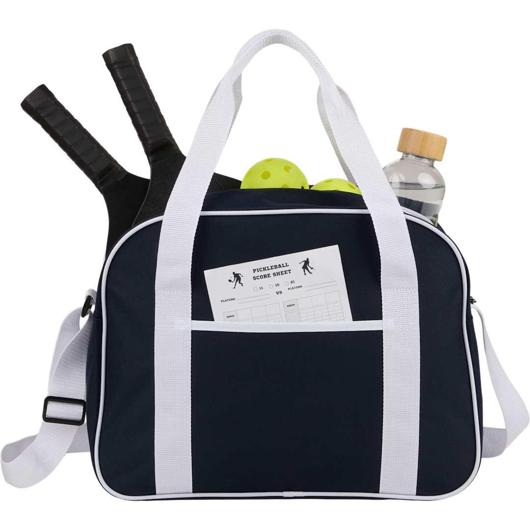 Varsity sport duffle bag Black miniatura 15