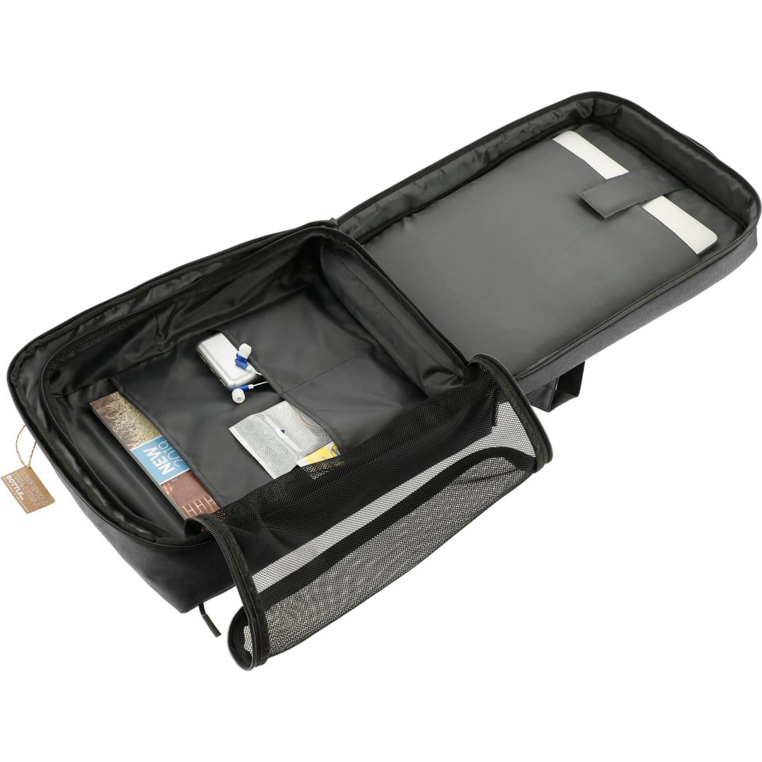 Aft recycled 15 computer backpack Navy Blue miniatura 4