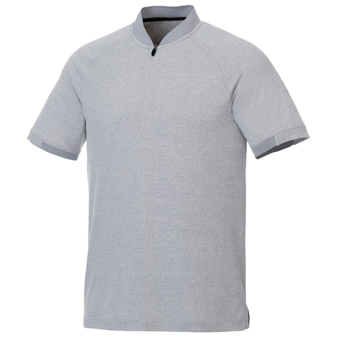 Mens kinport ss stand collar polo Wine miniatura 13