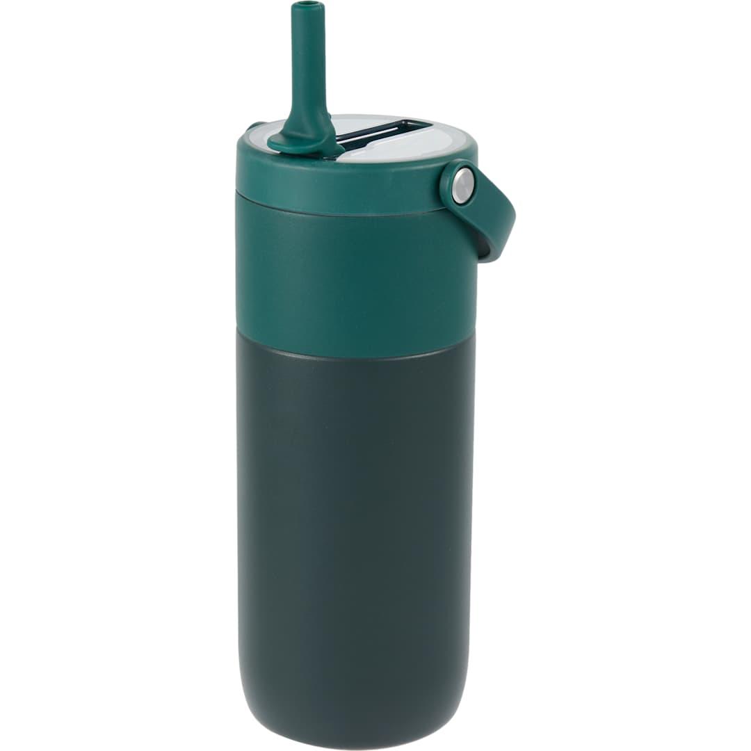 Roots ceramic lined travel tumbler w/ straw 20oz Cream miniatura 11