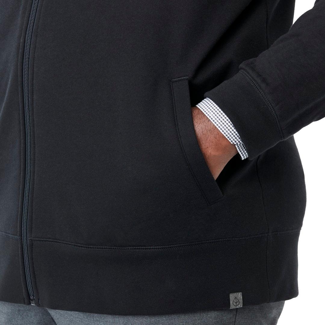 Mens argus eco fleece full zip Royal miniatura 18