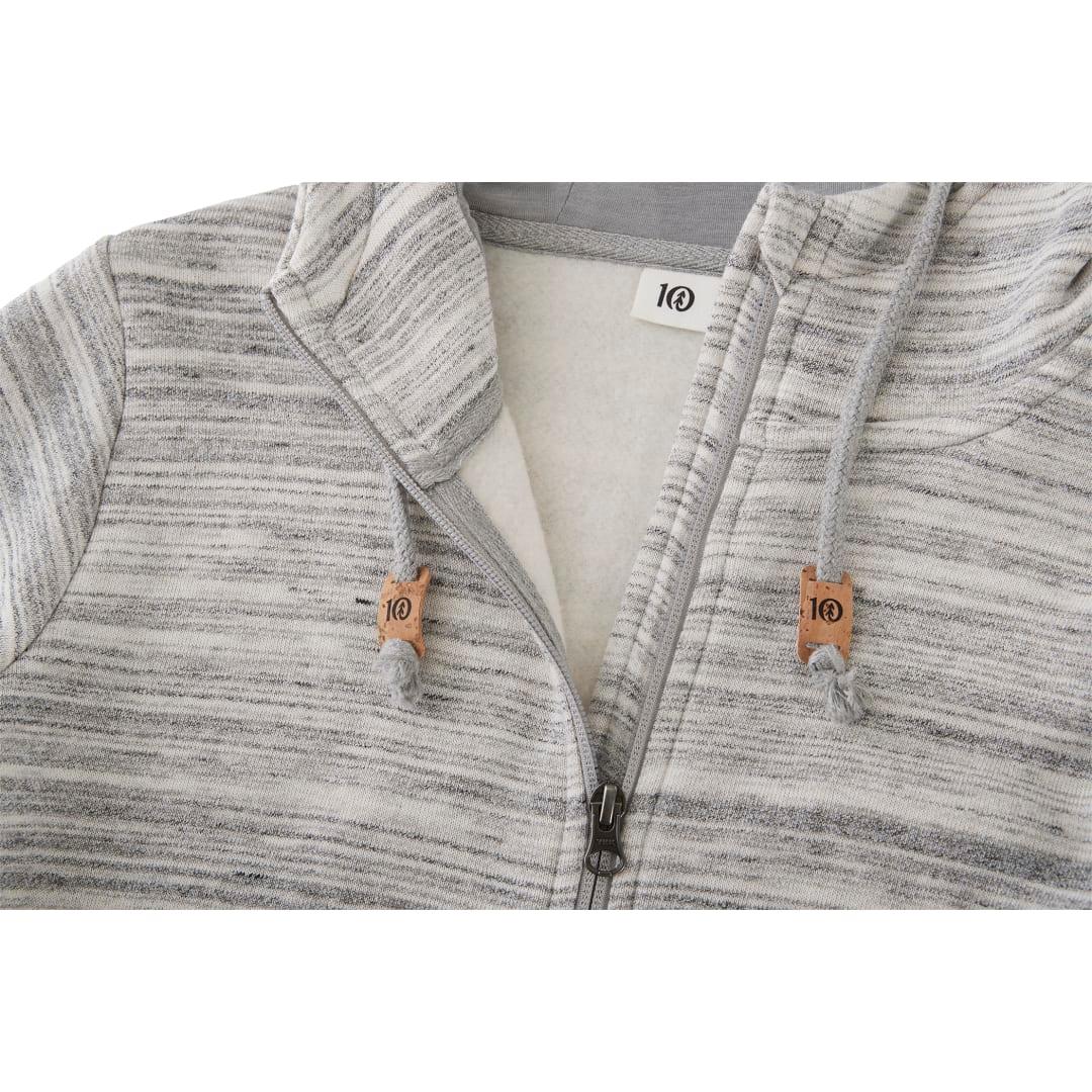 Tentree space dye zip hoodie - womens Grey miniatura 7