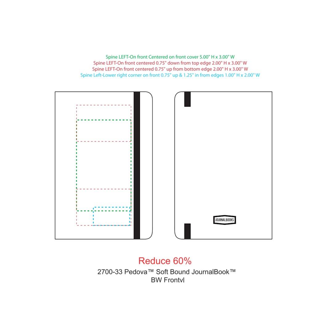 Fsc® mix pedova™ soft bound journal Black miniatura 14