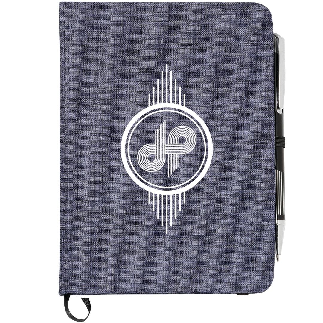 Fsc® mix 5 x 7 heathered bound notebook Grey miniatura 5