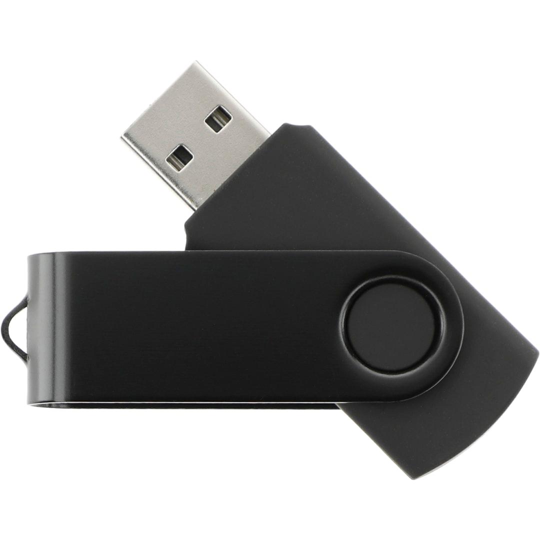 Rotate 2tone flash drive 8gb Blue miniatura 5