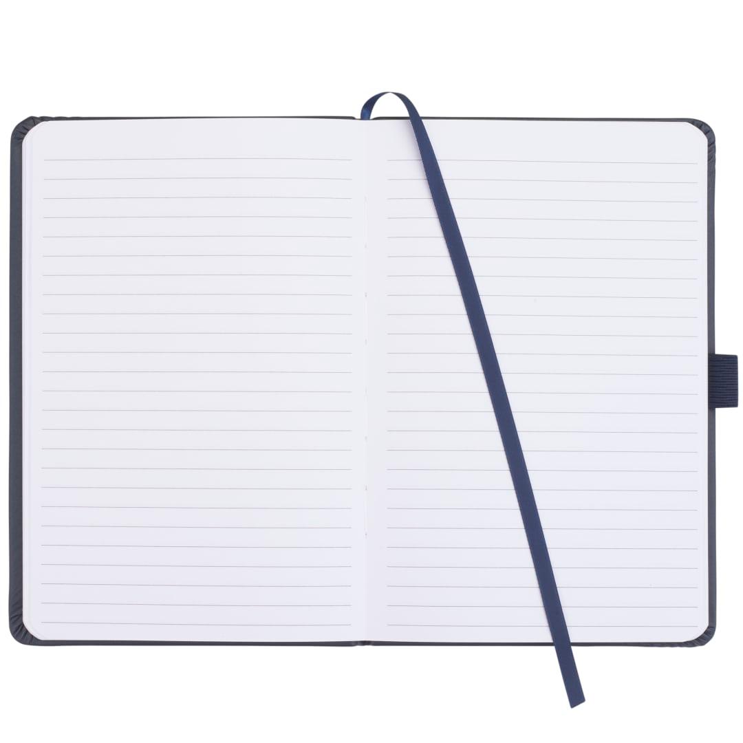 5.5 X 8.5 fsc® mix pineapple leather journal Black miniatura 10