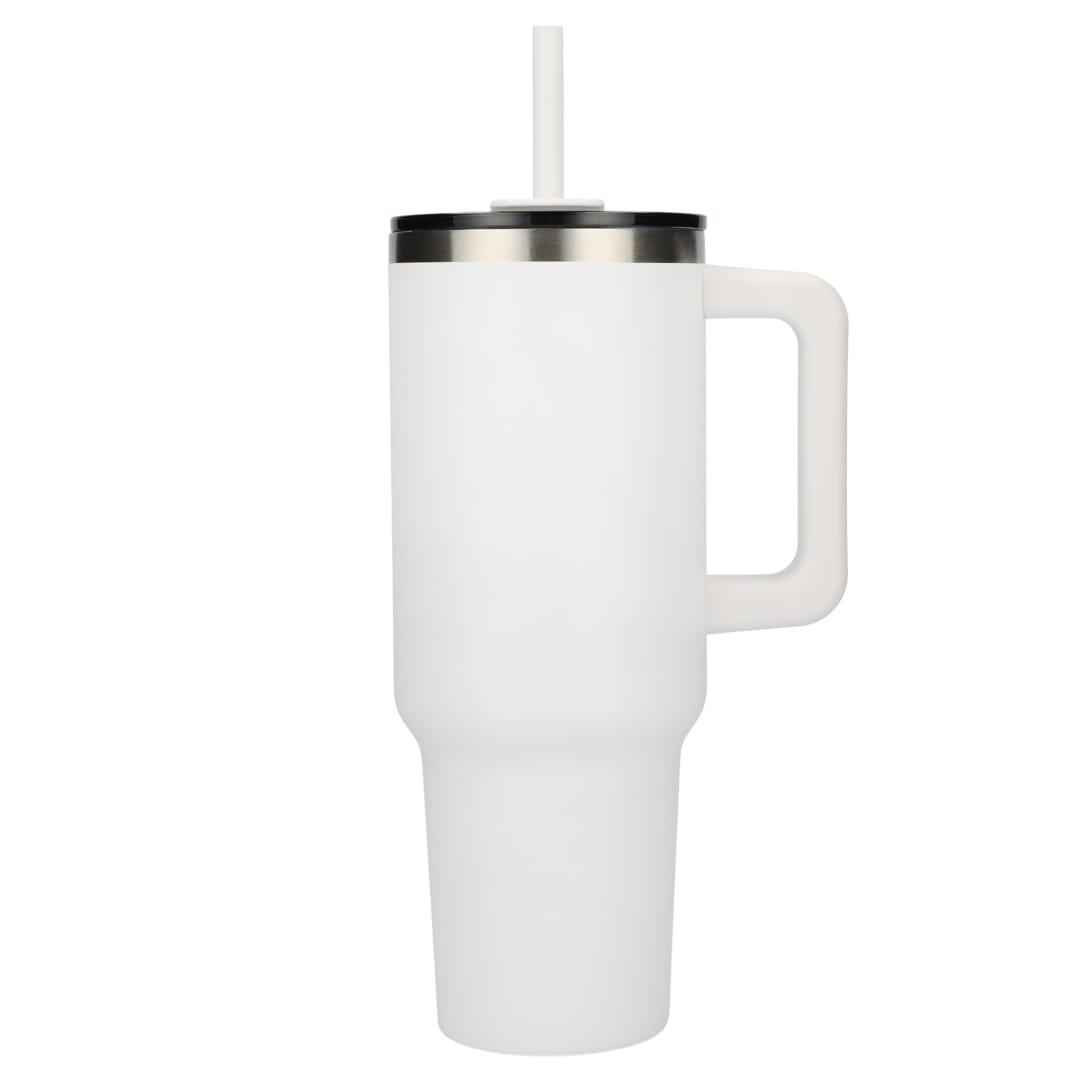 Pinnacle recycled travel tumbler with straw 40oz Black miniatura 47