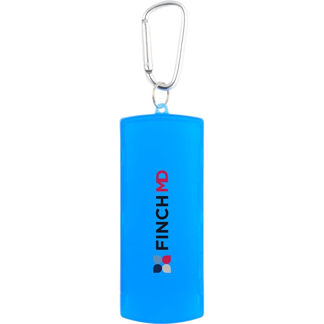 Recycled bandage dispenser with carabiner Blue miniatura 15