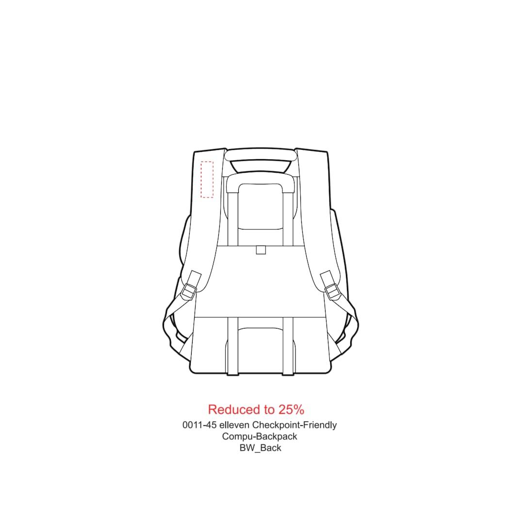 Elleven™ tsa 17 computer backpack Black miniatura 20