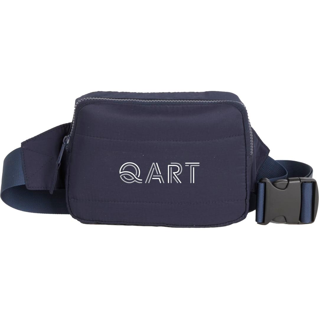 Puffer recycled fanny pack Brown miniatura 5