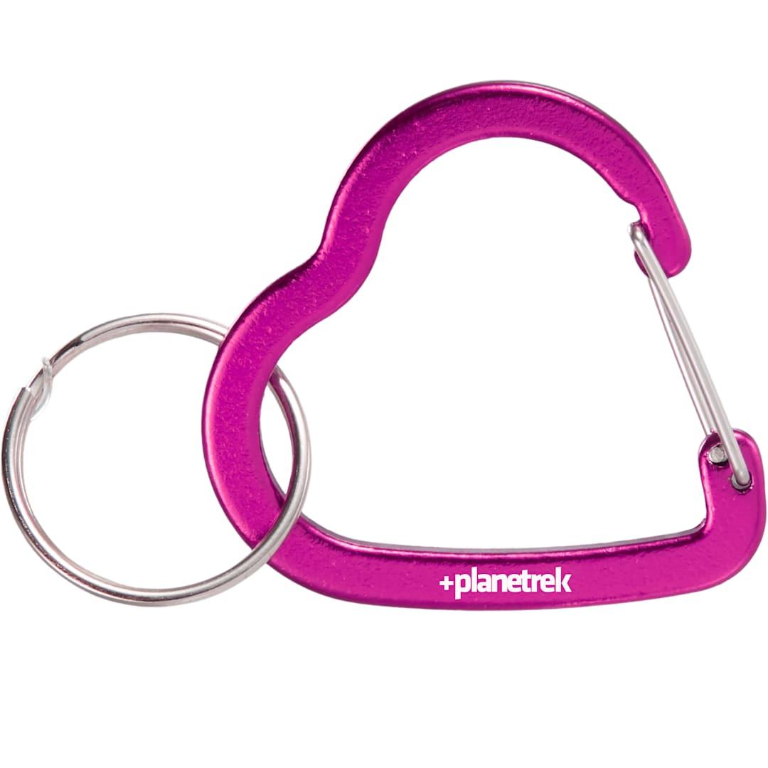 Heart carabiner Pink miniatura 7