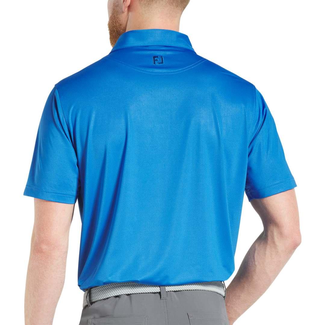 Footjoy mens tonal dot print polo Royal miniatura 8