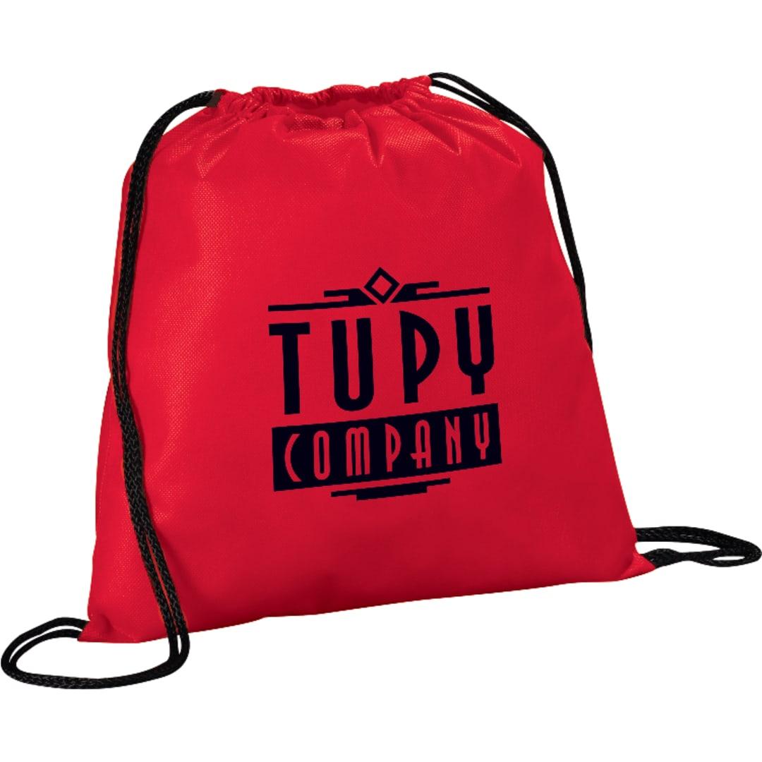 Evergreen non-woven drawstring bag Black miniatura 35