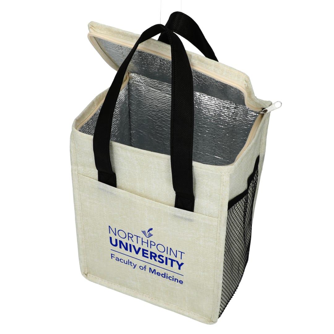 Ares recycled non-woven 12 can cooler Black miniatura 9
