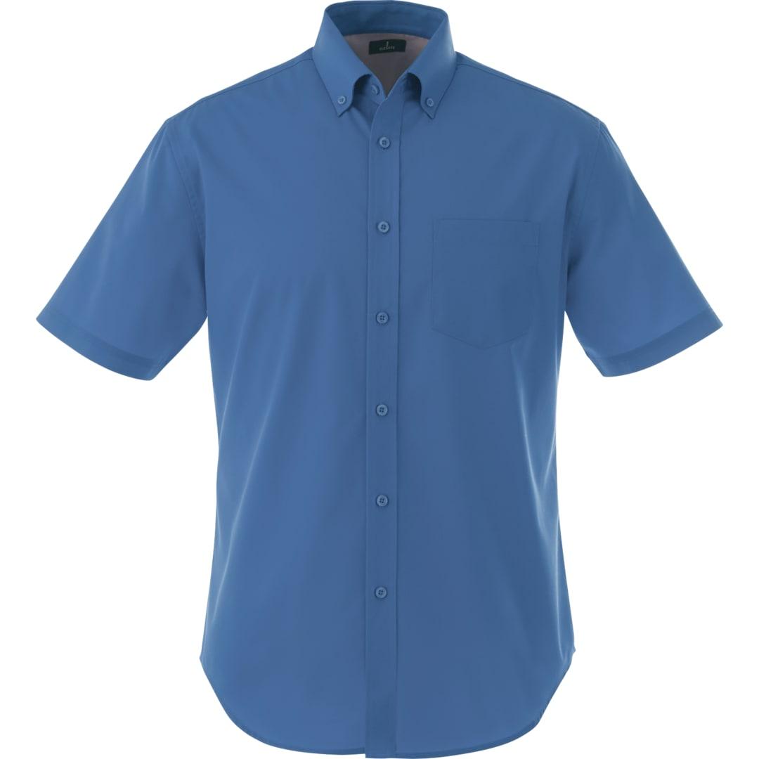 Mens stirling short sleeve shirt tall Black miniatura 5