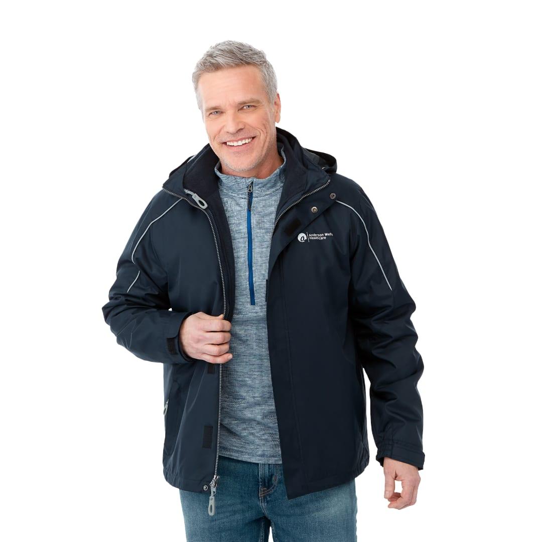 Mens valencia 3-in-1 jacket Navy Blue miniatura 9