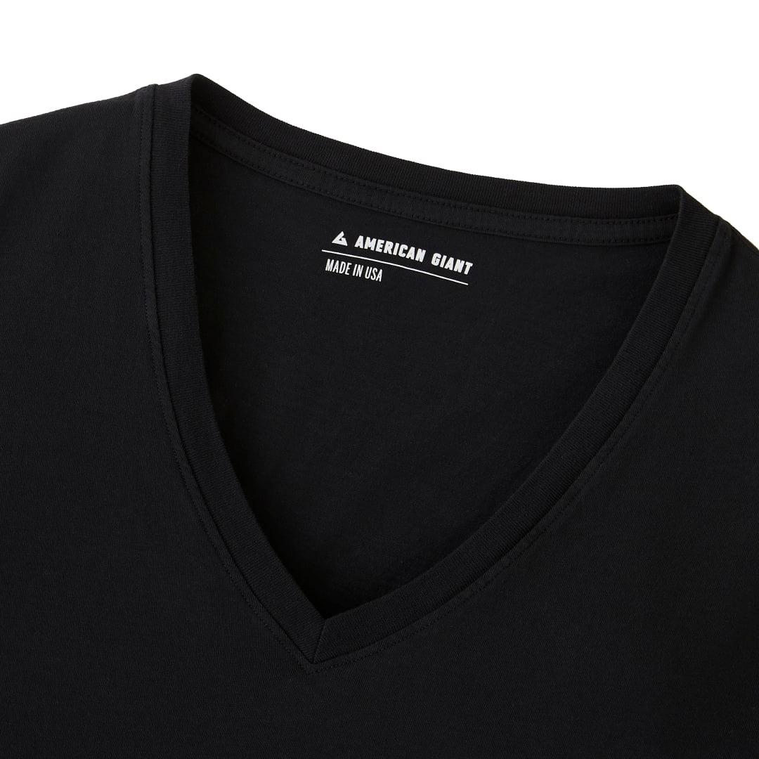 American giant classic cotton v-neck t - womens White miniatura 20