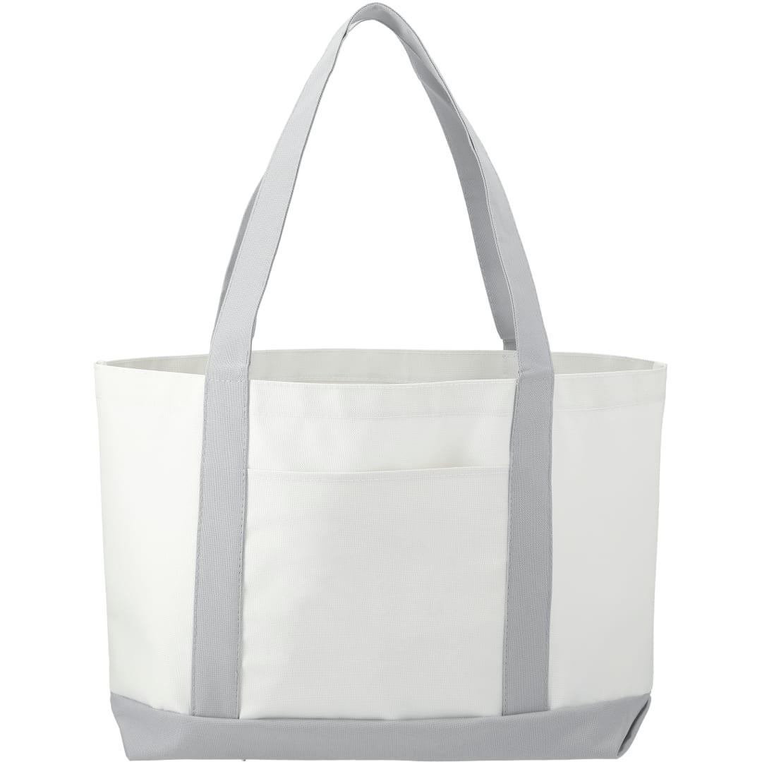 Large canvas tote bag White miniatura 17