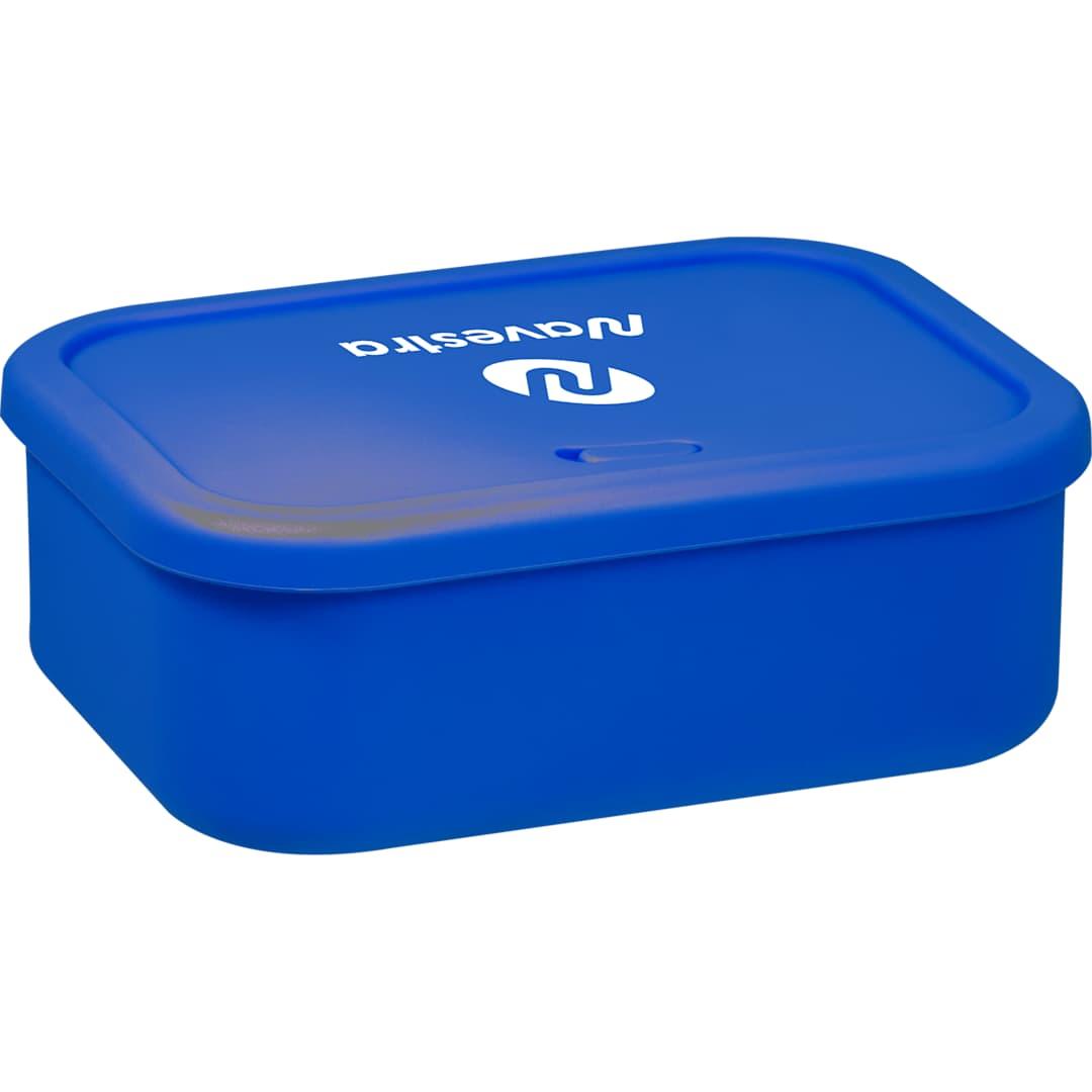 Silicone food storage box with air valve 44oz Several Colors miniatura 4