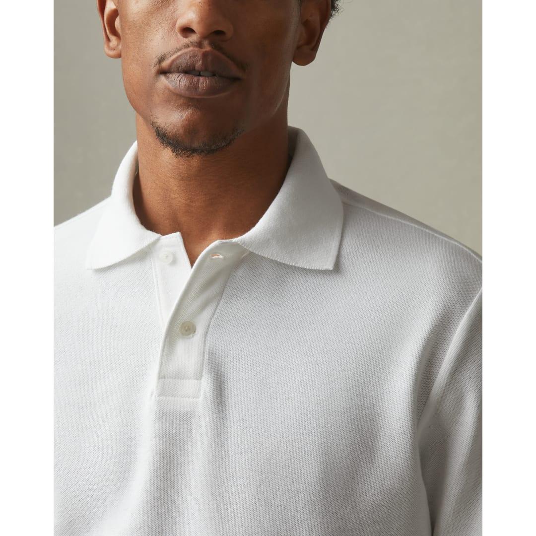 American giant cotton pique polo - mens White miniatura 7