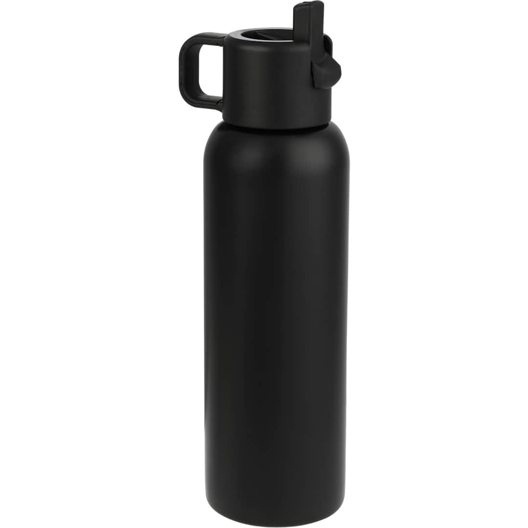 Clio straw lid vacuum bottle 22oz Black front