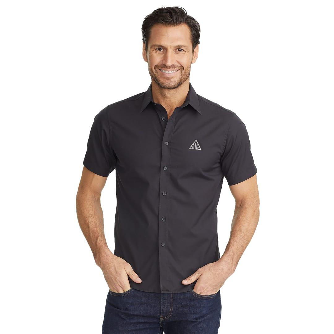 Untuckit classic coufran short sleeve shirt-mens Black miniatura 6