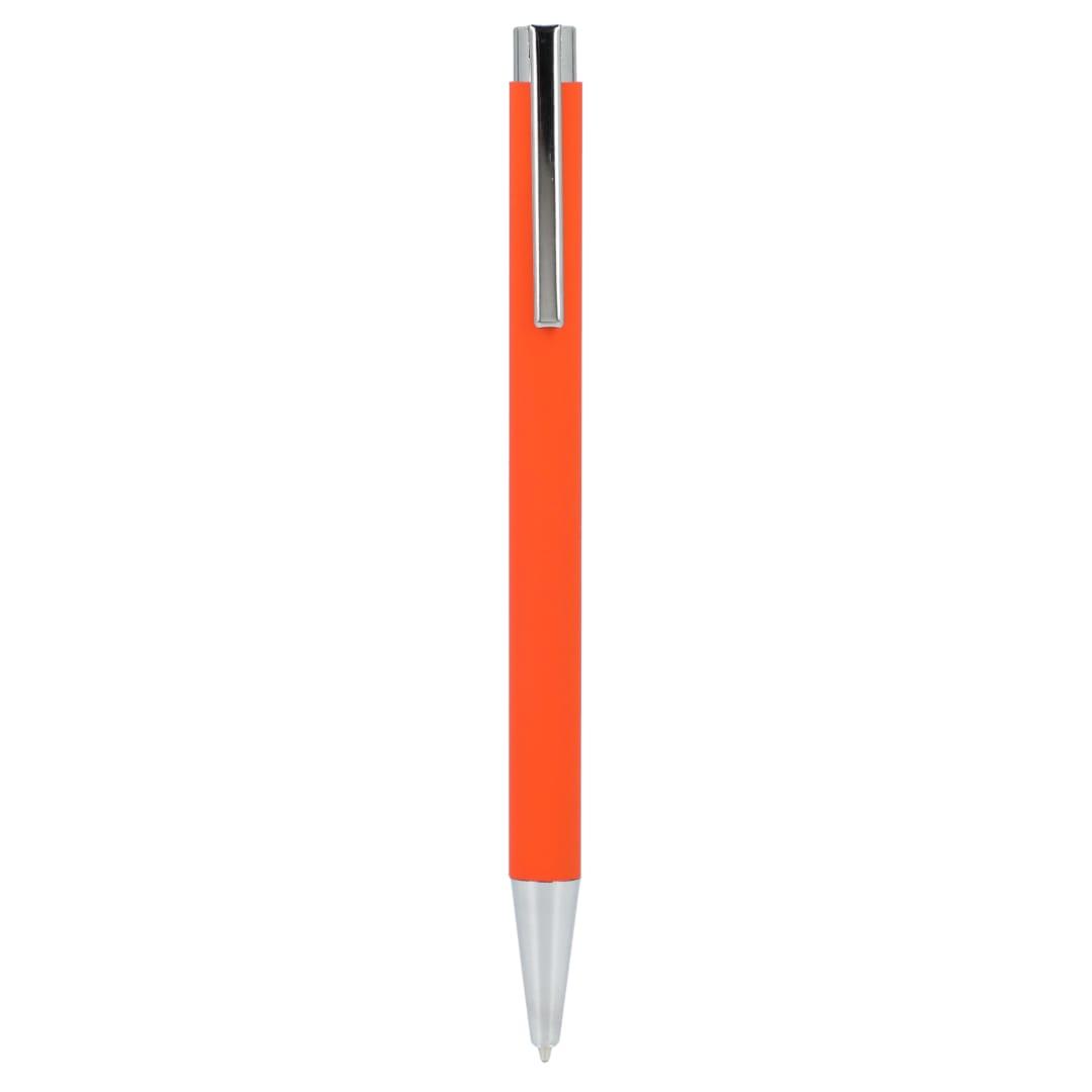 Maxi recycled aluminum soft touch gel pen Black miniatura 20