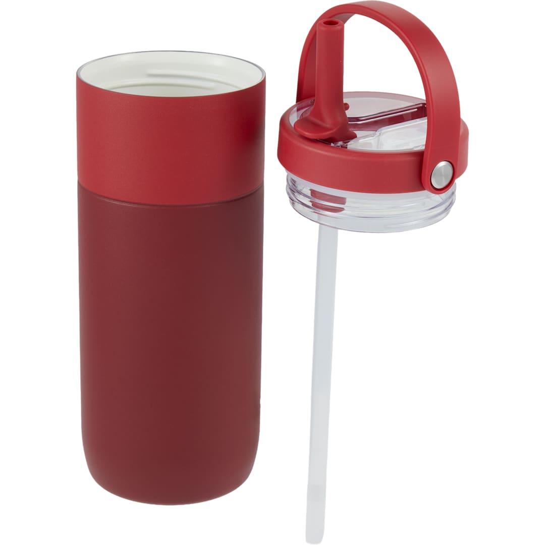 Roots ceramic lined travel tumbler w/ straw 20oz Cream miniatura 23