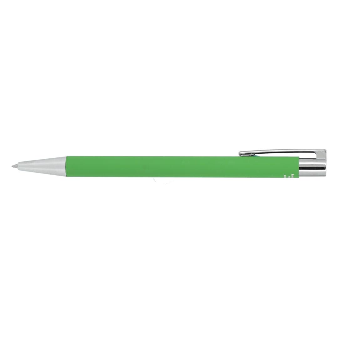 Maxi recycled aluminum soft touch gel pen Black miniatura 15